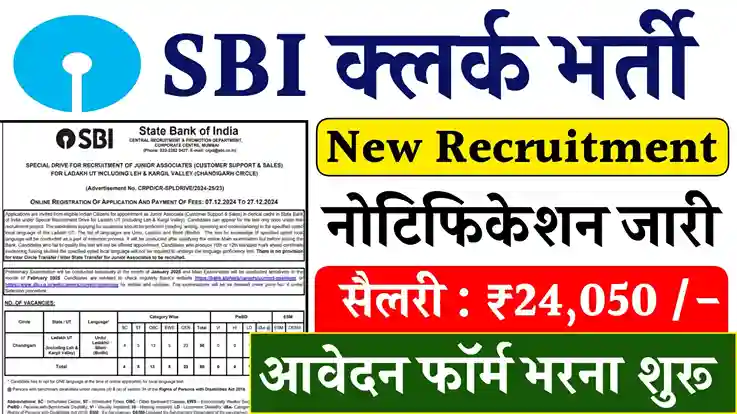 SBI Clerk Bharti 2024