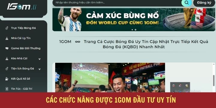 Danh mục với sự đầu tư chất lượng, chuyên nghiệp từ 1gom